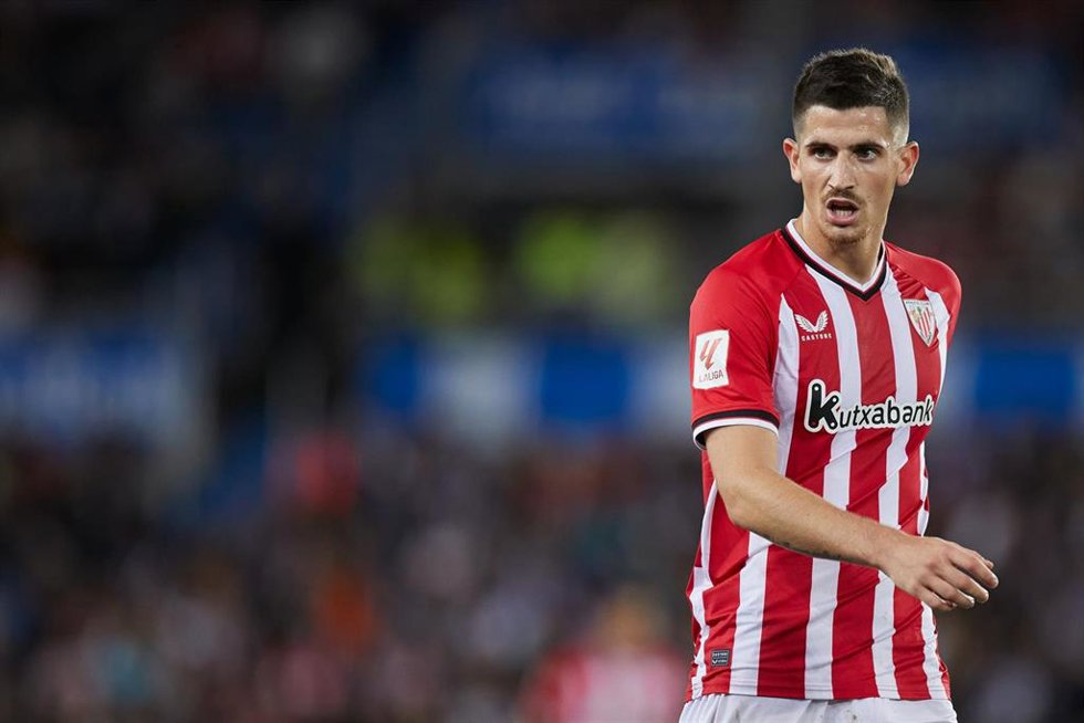 El centrocampista del Athletic Club Oihan Sancet 