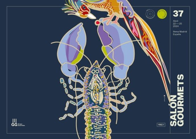 Cartel de la 37 edición del Salón Gourmets