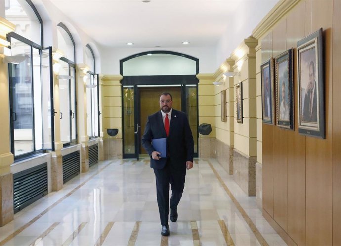 El presidente del Principado, Adrián Barbón