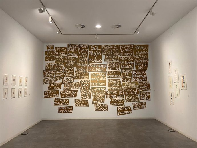 La sala de exposiciones del Espacio Cero, en el campus de Teatinos, abre sus puertas por primera vez en este curso 2023/2024