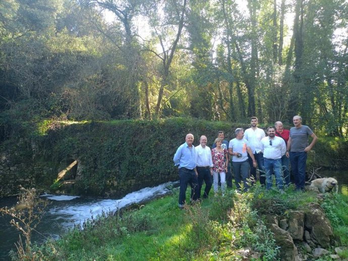 Imagen de los participantes en la visita