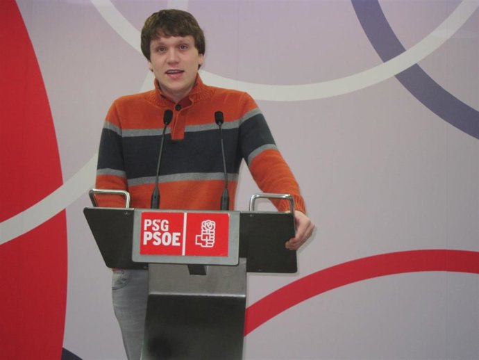 Archivo - Arquivo - O secretario xeral de Xuventudes Socialistas de Galicia (XSG), Aitor Bouza
