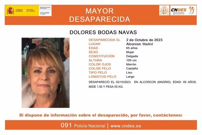 Buscan a una mujer de 65 años desaparecida el lunes en Alcorcón