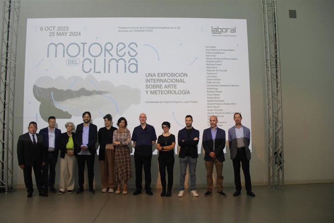 Inauguración de la exposición internacional 'Motores del Clima', en LABoral Centro de Arte y Creación Industrial (Gijón)