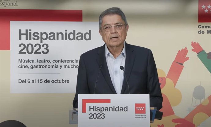 Sergio Ramírez pronuncia el pregón de la Hispanidad 2023.