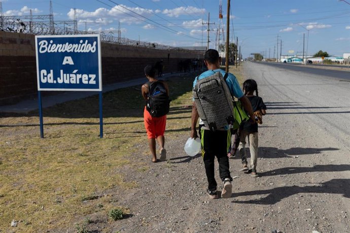 Archivo - Migtantes centroamericanos.