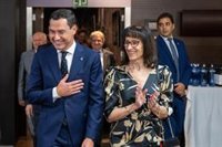 Juanma Moreno asegura que Sánchez "ya se ha quitado la careta" al hablar de amnistía