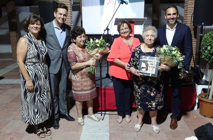 El secretario general del PSOE de Málaga, Daniel Pérez, en los premios Concha Gómez Moya