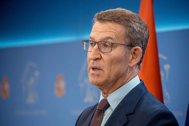 El líder del PP, Alberto Núñez Feijóo.