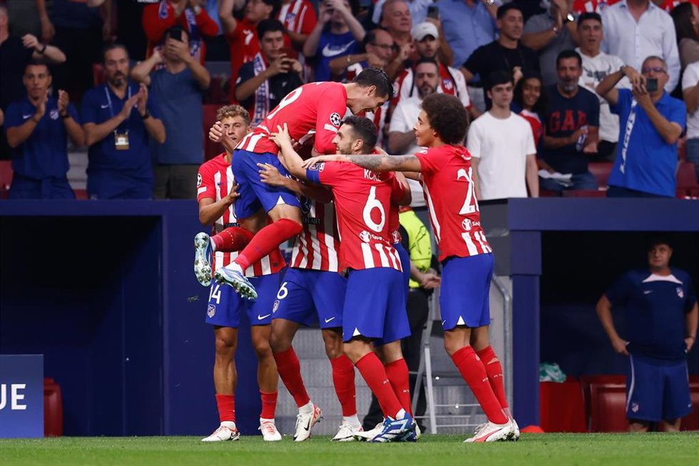 Jugadores del Atlético de Madrid