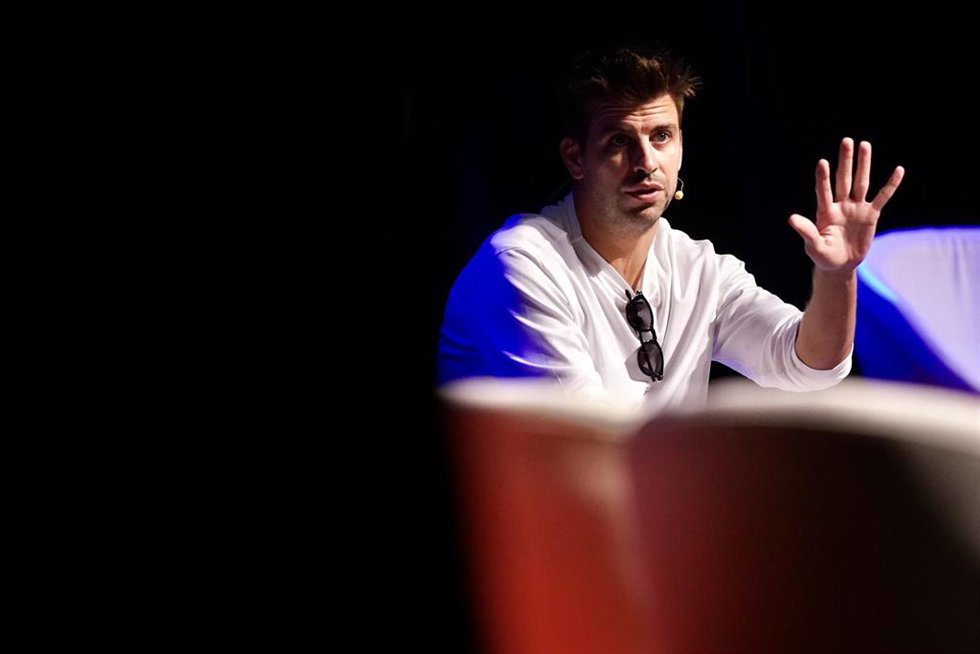 El exfutbolista y empresario Gerard Piqué,  durante su participación  en el foro Sun Tech, a 26   de septiembre del 2023 en Málaga (Andalucía, España).Sun&Tech Málga, es un foro sobre tecnología, emprendimiento e innovación organizado por Diario Sur de 