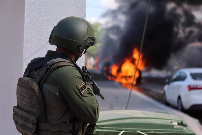 Un militar israelí en Ashkelón