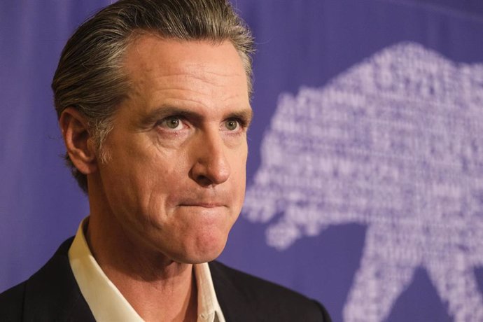 El gobernador de California, Gavin Newsom.