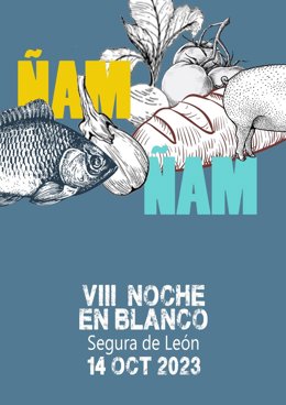Cartel Noche en Blanco de Segura de León 2023