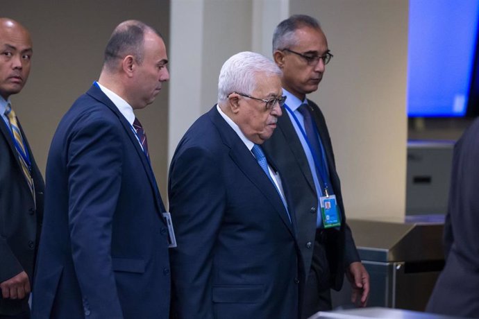 El presidente de la Autoridad Palestina,Mahmud Abbas