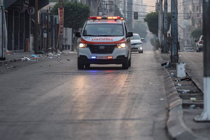 Ambulancia en Gaza