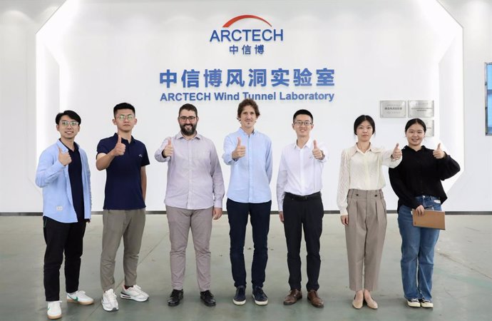 Professor Mikel Ogueta Gutiérrez and Professor Omar Gómez Ortega visited Arctech Wind Tunnel Laboratory