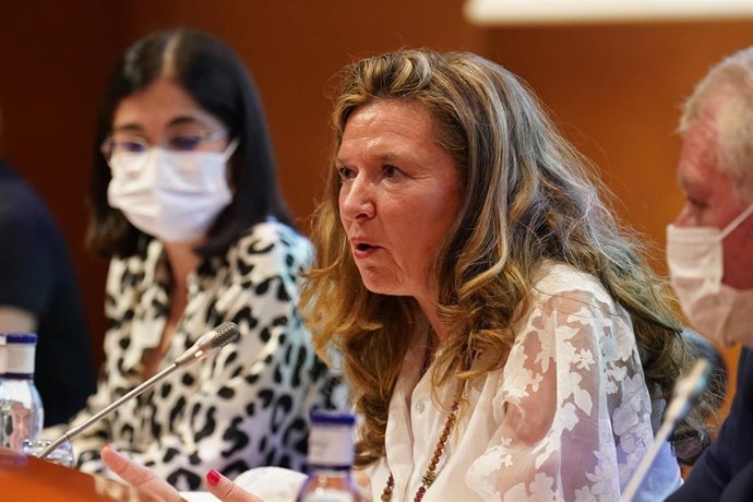 Archivo - La consejera de sanidad del Pais Vasco, Gotzone Sagardui