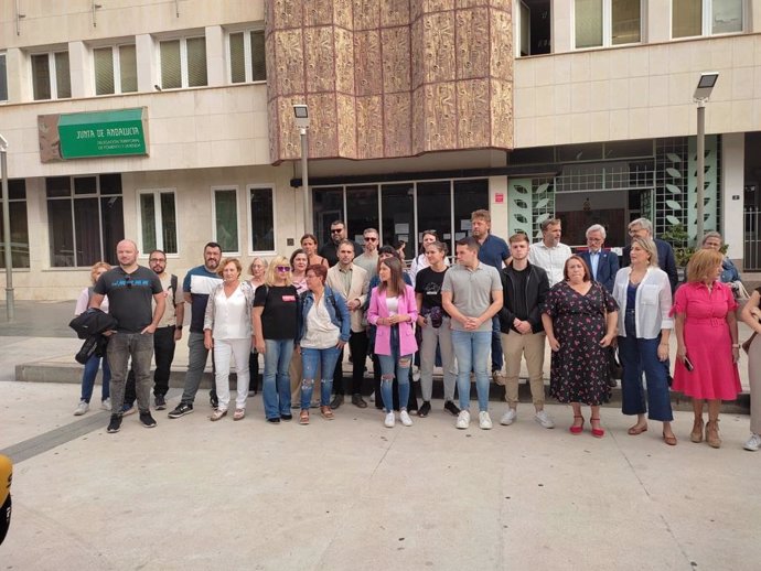 El coordinador andaluz de Izquierda Unida y diputado de Sumar en el Congreso, Toni Valero, en rueda de prensa en Málaga