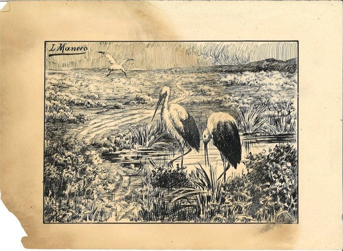 Una de las obras donadas.