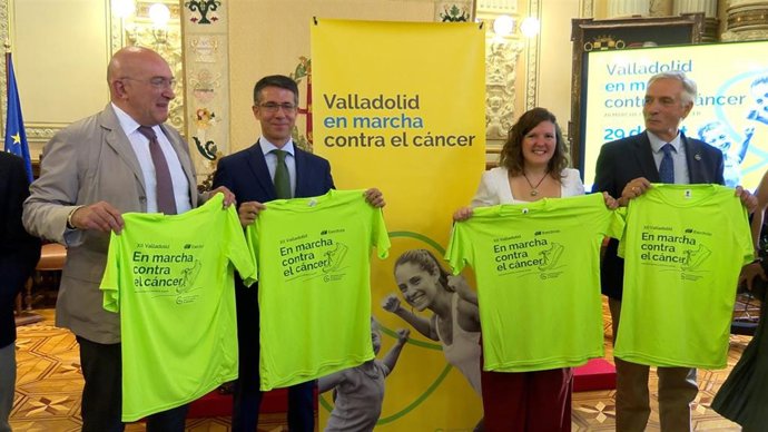 Presentación de la XII Marcha Valladolid Contra el Cáncer.