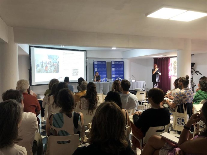 Participantes en el Congreso de Evaluación Educativa de Madre Coraje.