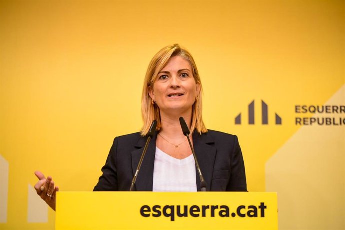 La portavoz de ERC, Raquel Sans.