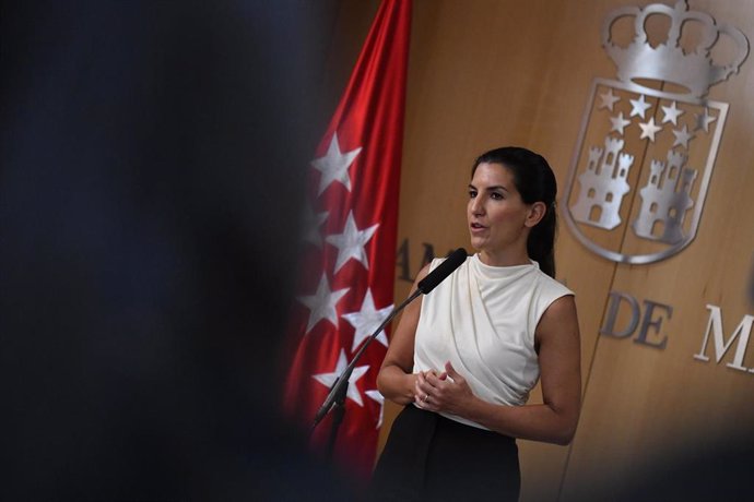 La portavoz de Vox en la Asamblea de Madrid, Rocío Monasterio.