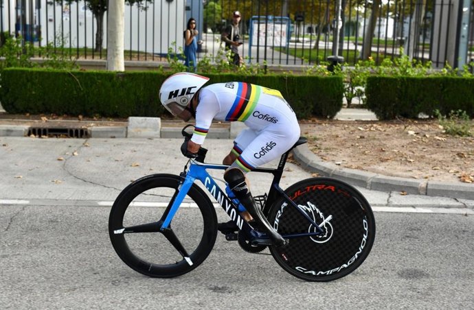 El ciclista paralímpico español Ricardo Ten