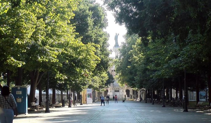 Archivo - Imagen del paseo de Sarasate