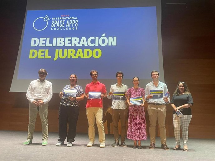 Entrega de premios del Hackathon NASA International Space Apps Sevilla.