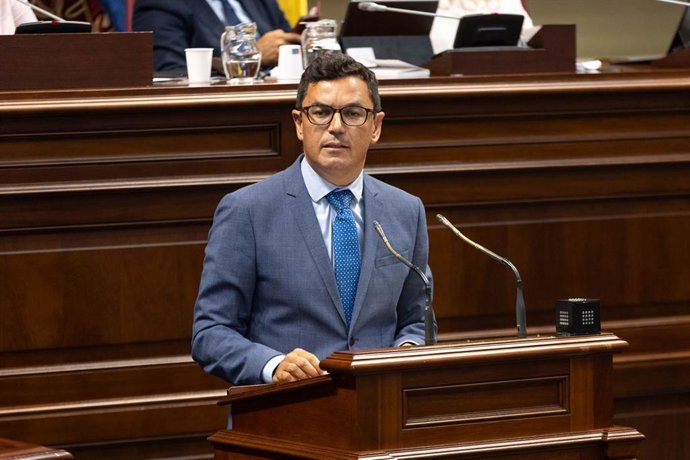 El consejero de Obras Públicas del Gobierno de Canarias, Pablo Rodríguez