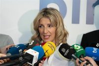 Yolanda Díaz tilda de "indignante" que Bruselas suspenda la ayuda a Palestina y reclama que rectifique