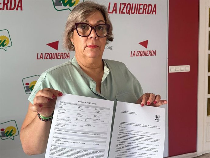 La concejal de la coalición de izquierdas en el en Ayuntamiento de Huelva, Mónica Rossi.