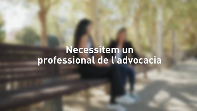 Campanya de l'Icab "Necessitem un professional de l'advocacia"