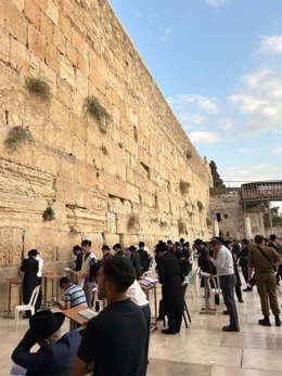 El Muro de las Lamentaciones en Jerusalém