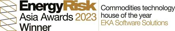 Eka wins the accolade of Commodities Technology House of the Year by Energy Risk Asia Awards 2023