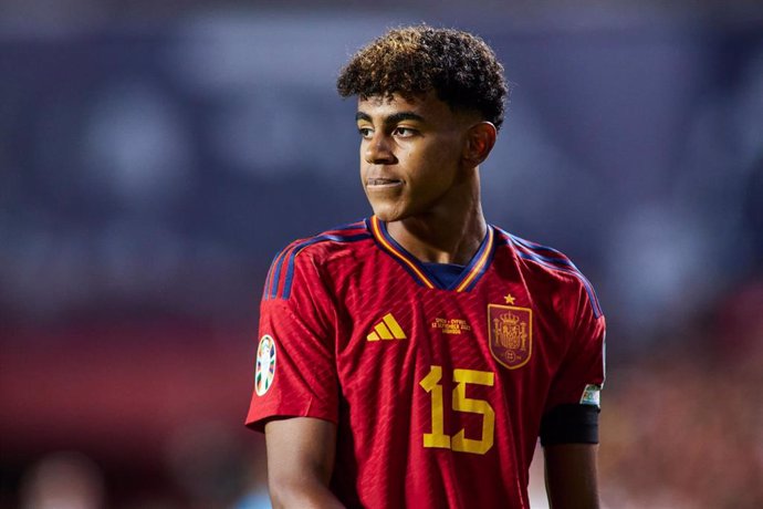 Lamine Yamal con la selección española