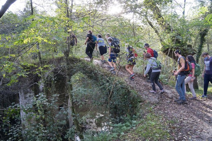 Archivo - La Ruta de ferrerías, molinos y torres de la cuenca del río Barbadún que organizan el Museo de Las Encartaciones y las Juntas Generales de Bizkaia en una anterior edición.