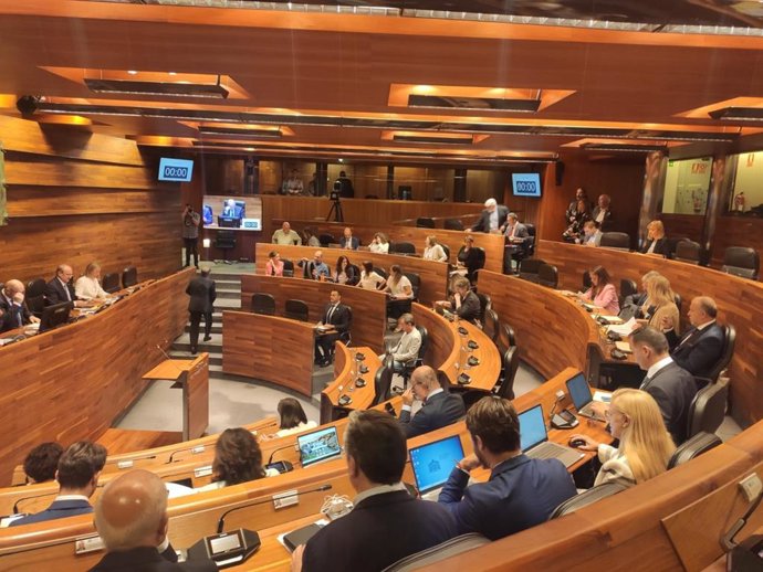 Pleno de la Junta General del Principado de Asturias