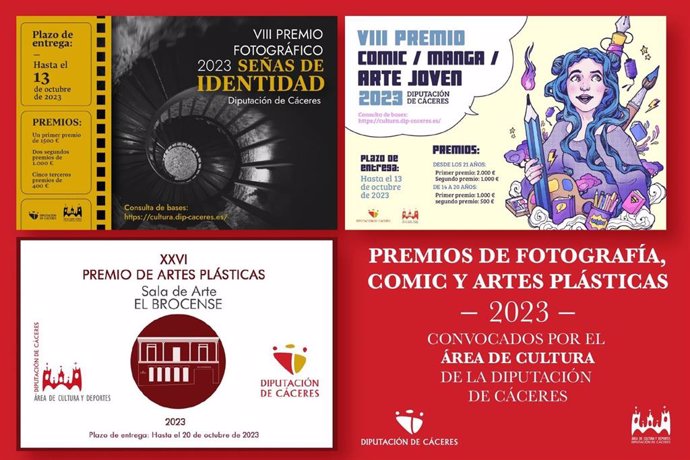El plazo para presentar trabajos a los premios de fotografía y cómic de la Diputación de Cáceres concluye el viernes
