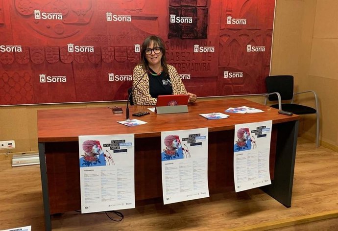 Gloria Gonzalo durante la rueda de prensa.