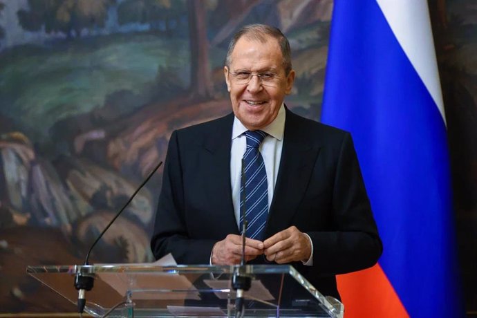 Archivo - August 18, 2023, Russia, Russia, Russian Federation: Russian Foreign Minister Sergey Lavrov holds a meeting with the ambassadors of Azerbaijan, Iran, Kazakhstan and Turkmenistan, on the occasion of International Caspian Sea Day, in Moscow, Rus