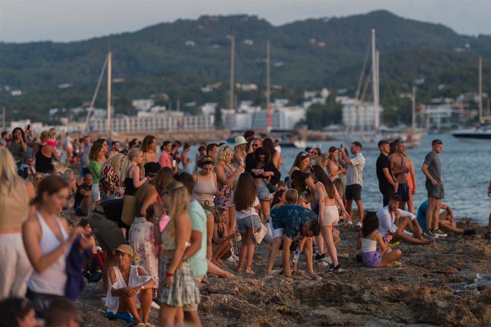 Archivo - Ambiente en Ses Variades, en Ibiza, Baleares (España).