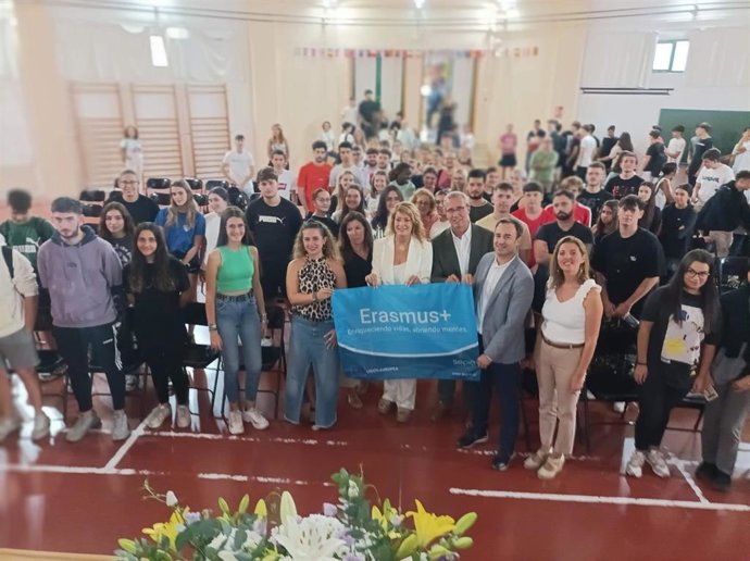 Celebración del ErasmusDays en el IES San Sebastián de la capital.