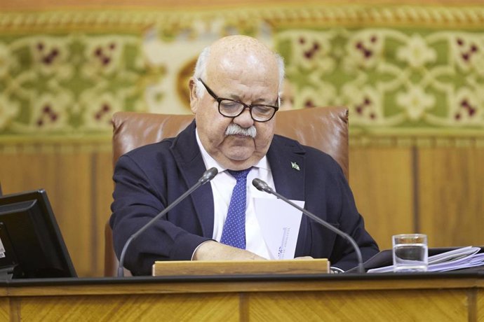 Archivo - El presidente del Parlamento de Andalucía, Jesús Aguirre, en una fotografía de archivo