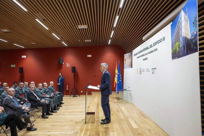 El ministro del Interior, Fernando Grande-Marlaska, inaugura el Edificio III en la Dirección General de la Guardia Civil