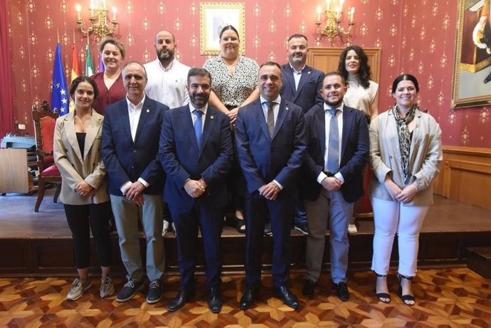 Visita de la Diputación de Granada al Ayuntamiento de Loja