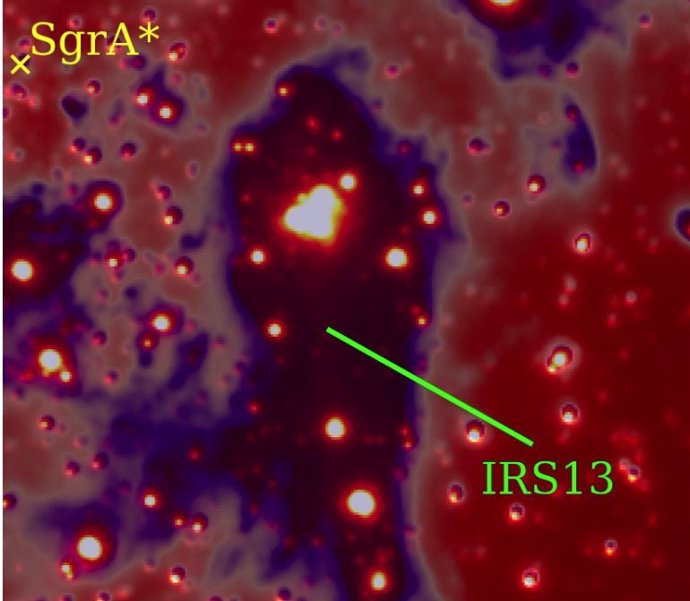 Una vista de múltiples longitudes de onda de los alrededores del agujero negro supermasivo SgrA estrella