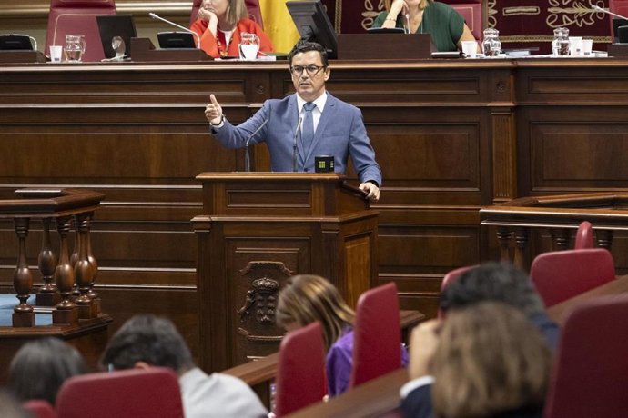 El consejero de Obras Públicas, Vivienda y Movilidad del Gobierno de Canarias, Pablo Rodríguez